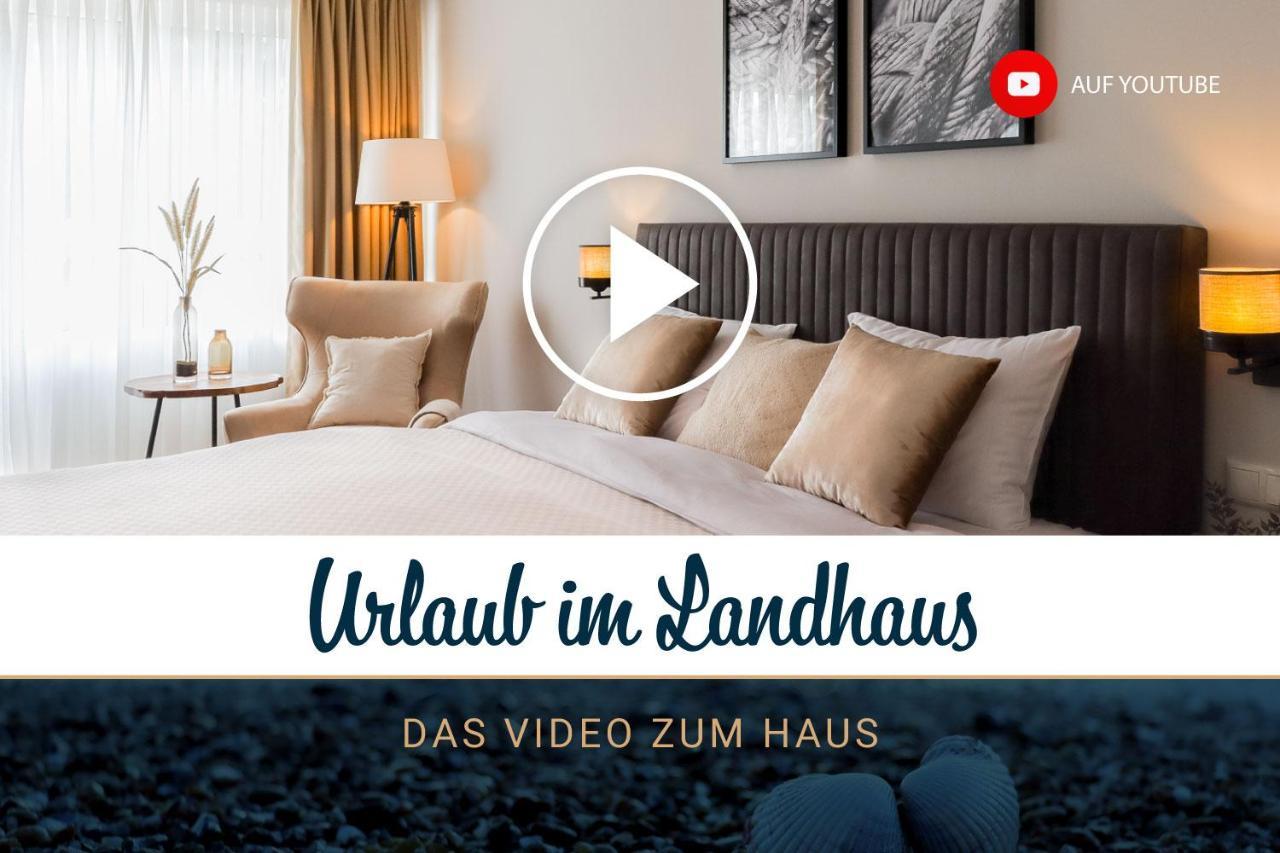 Hochwertige Ferienwohnung In Ruhiger Lage Mit Eigener Terrasse Und Parkplatz, Nur 7 Gehminuten Zum Strand Entfernt - Hoher Schlafkomfort Dank Boxspringbett 샬베우츠 외부 사진